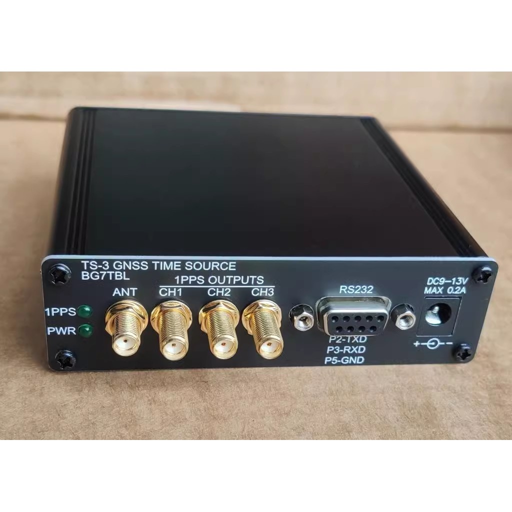 JUAL  BG7TBL TS-3 Time Source Clock Source 1PPS 0-3.3V 3-Channel SMA Port LEA-M8T GNSS GPS Beidou Se
