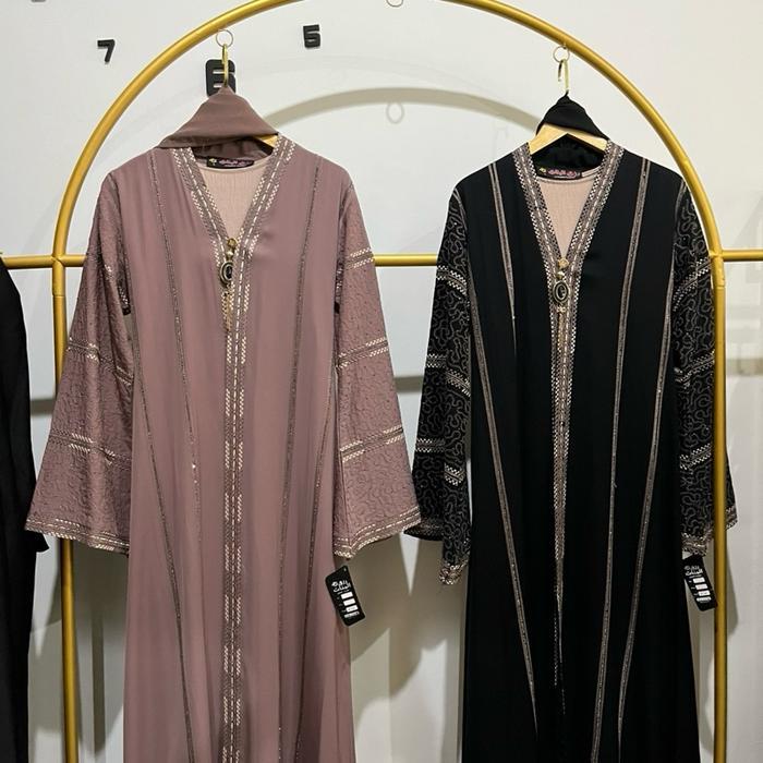 Abaya mesir Najma / abaya bordir / abaya mesir import