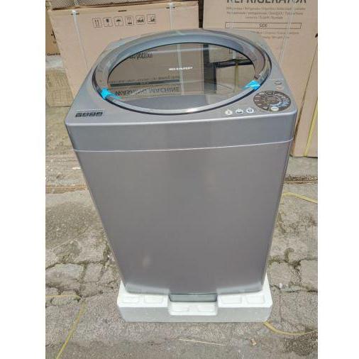 Mesin Cuci 1 Tabung Sharp Kapasitas 10 Kg Es-M1008T-Sa 505 Watt - SHARP ES-M1008T-SA, STD MESIN CUCI