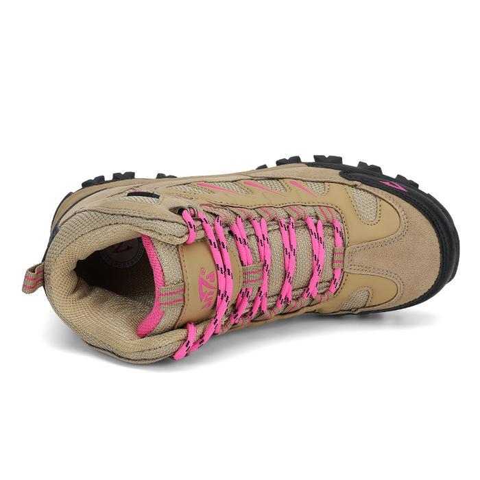 SNTA Sepatu Wanita Outdoor Adventure 613/615/611 BEIGE Boot Gunung Hiking TPR Outsole PU Leather