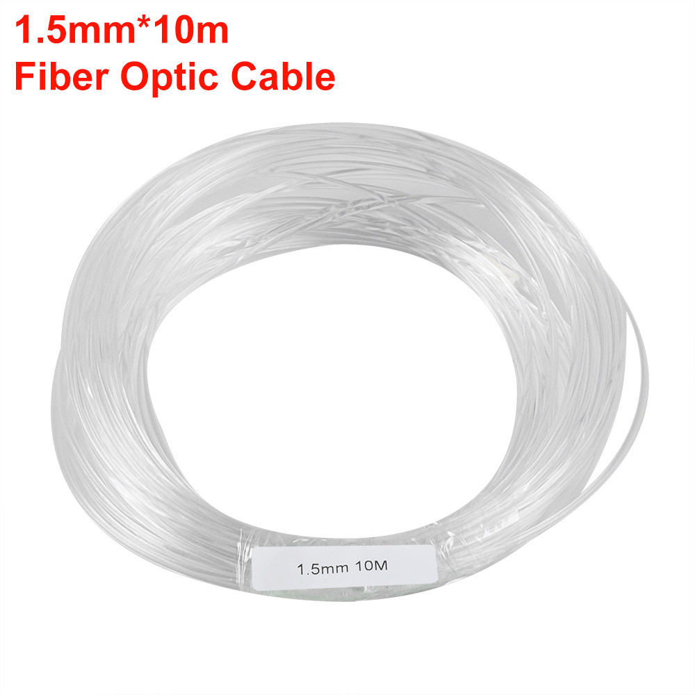 1.5MM 10~700M End Glow Fiber Optic Light PMMA Plastic Cable