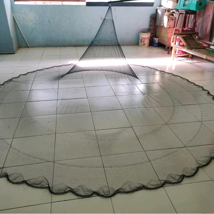 jala lempar 2,5 meter bahan nilon/ benang jala ikan, jala udang, jala sungai murah