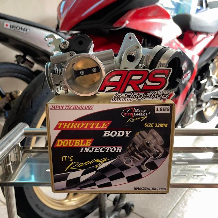 THROTTLE BODY MX KING DOUBLE INJECTOR SIZE 32MM XTR RACING