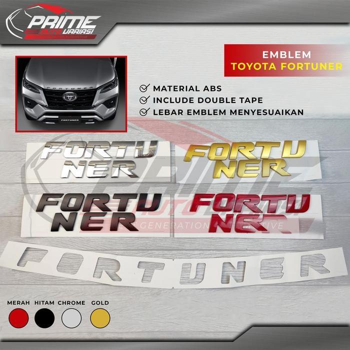 Promo Emblem Huruf Kap Mesin Mobil