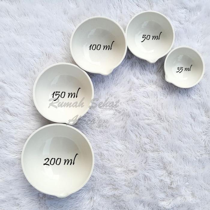 SALE CAWAN PENGUAP Porselen CAWAN FARMASI Cawan Uap Porselen Praktikum 150ml TERMURAH