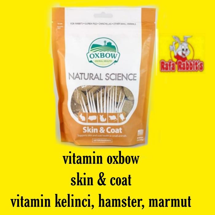 Vitamin Bulu Oxbow Skin N Coat Vitamin Bulu Untuk Kelinci