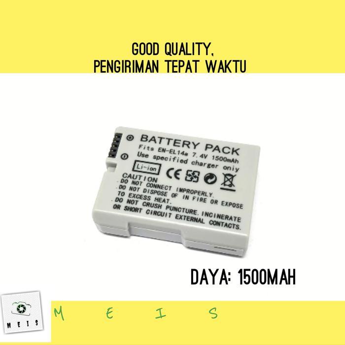 Garansi Baterai Nikon D5600 D5500 D5300 D5200 D5100 - Battery Batre En-El14