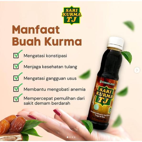 (COD) Tj Sari Kurma 250gr - Kurma Arab Asli Untuk Stamina & Daya Tahan Tubuh - Madu Tj Kurma -