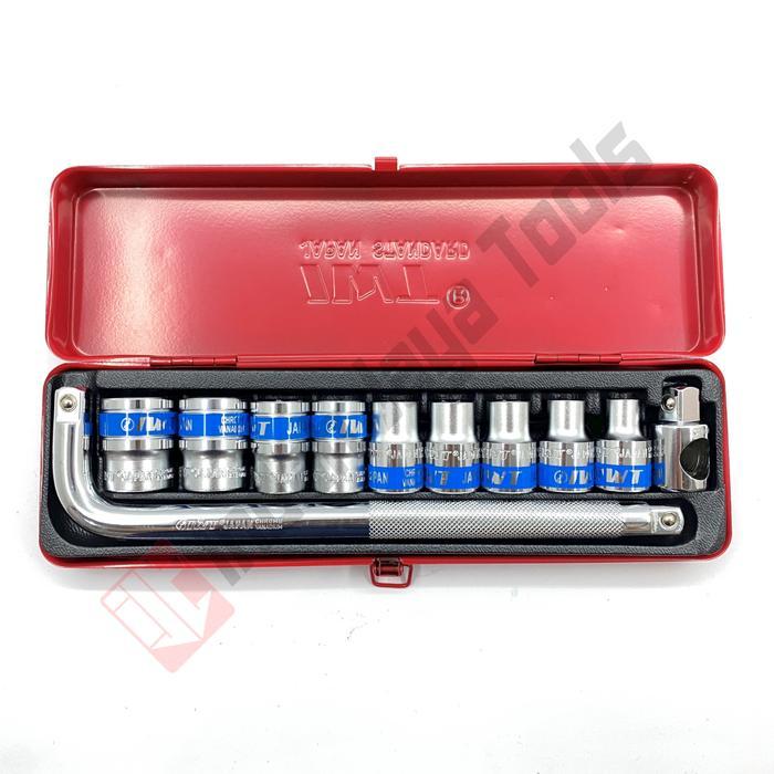 IWT JAPAN Kunci Sok Set 11 Pcs 1/2 Inch - Socket Set Soket