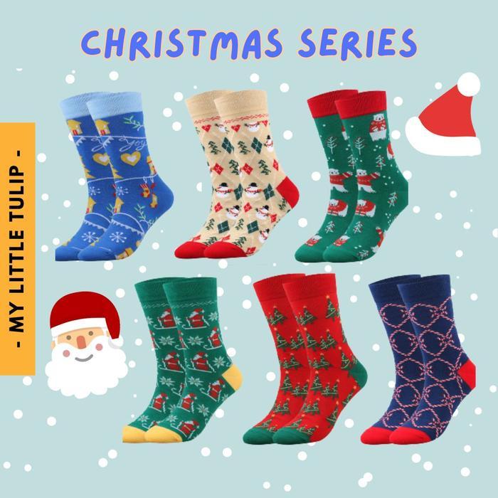 Kaos Kaki Natal Christmas Socks Kado Natal Anak Cucu Remaja Xmas Gift