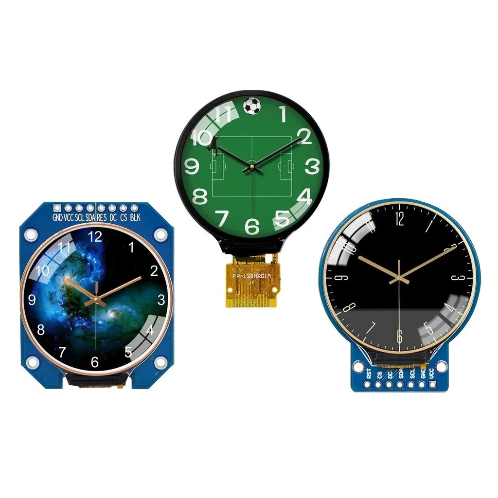 Display 1.28 Inch Tft Lcd Display Module Round Rgb 240*240 Gc9A01 Driver 4 Wire Spi Interface