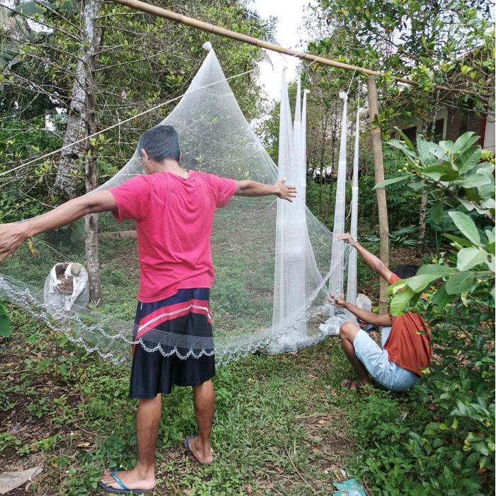 TERMURAH jala ikan wader,lunjar 3/8inchi lubang terkecil READY STOCK
