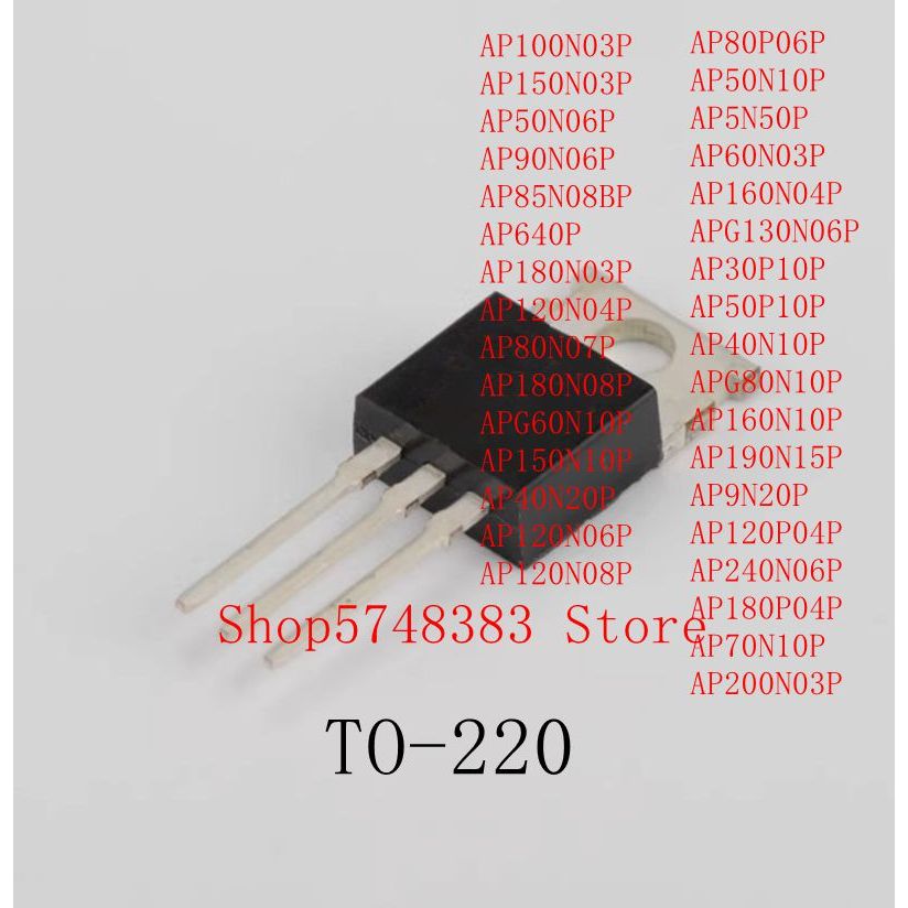 10PCS AP100N03P AP150N03P AP50N06P AP90N06P AP85N08BP AP640P AP180N03P AP120N04P AP80N07P AP180N08P