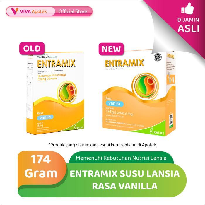 ENTRAMIX SUSU LANSIA RASA VANILLA (174 GRAM)