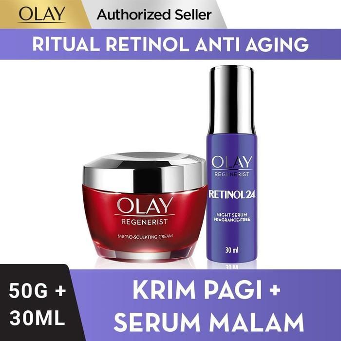 LEBIH HEMAT Olay Retinol Ritual Serum Wajah Anti Aging