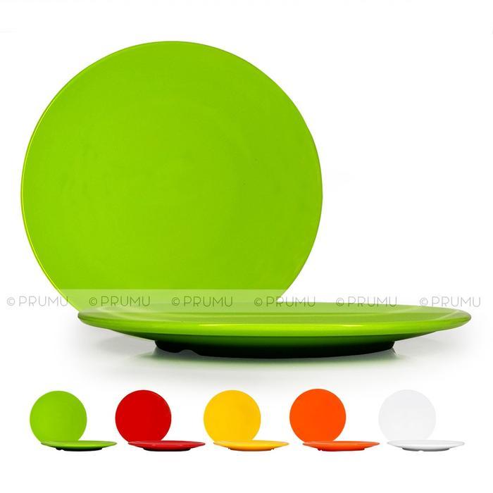 Piring Kecil Melamin 7 inch - Piring Kue Ceper Datar Bulan - Pr1569