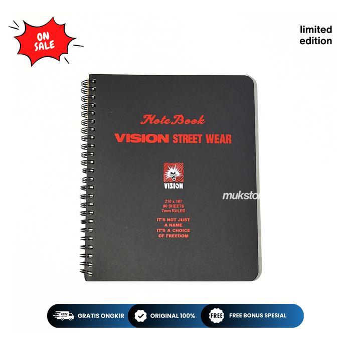 Buku Catatan Notebook Vision Street Wear Original
