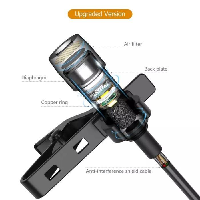 Avpro Avm510Trsl Trs Omni-Directional Lavalier Microphone 1M Lock