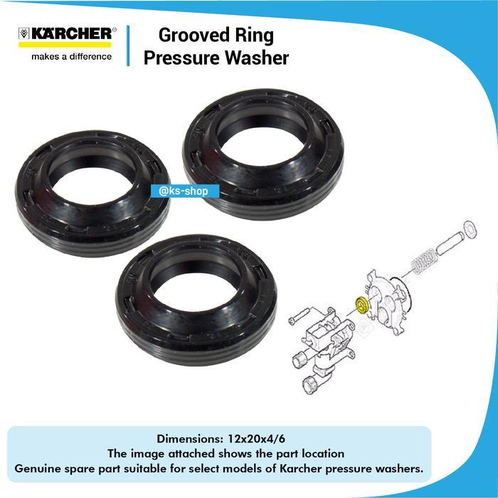 KARCHER GROVED RING FOR HIGH PRESSURE CLEANER K 2.98 MESIN PENCUCI BERTEKANAN