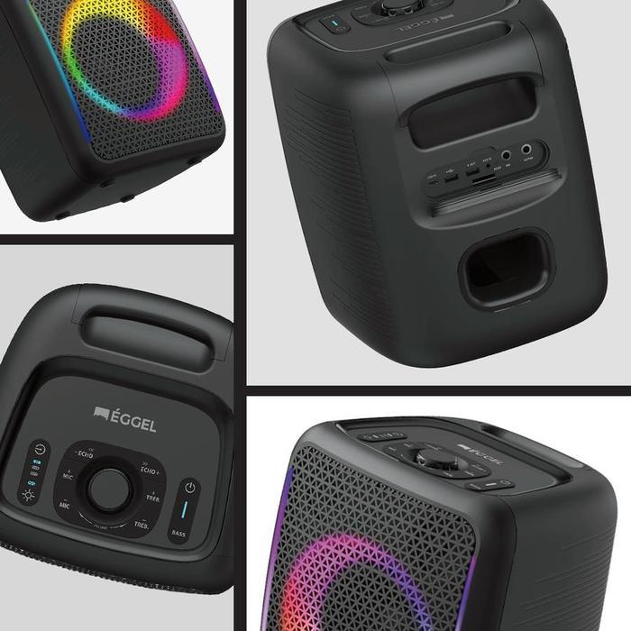 EGGEL Fortis 2 Portable Party Speaker with RGB Lights