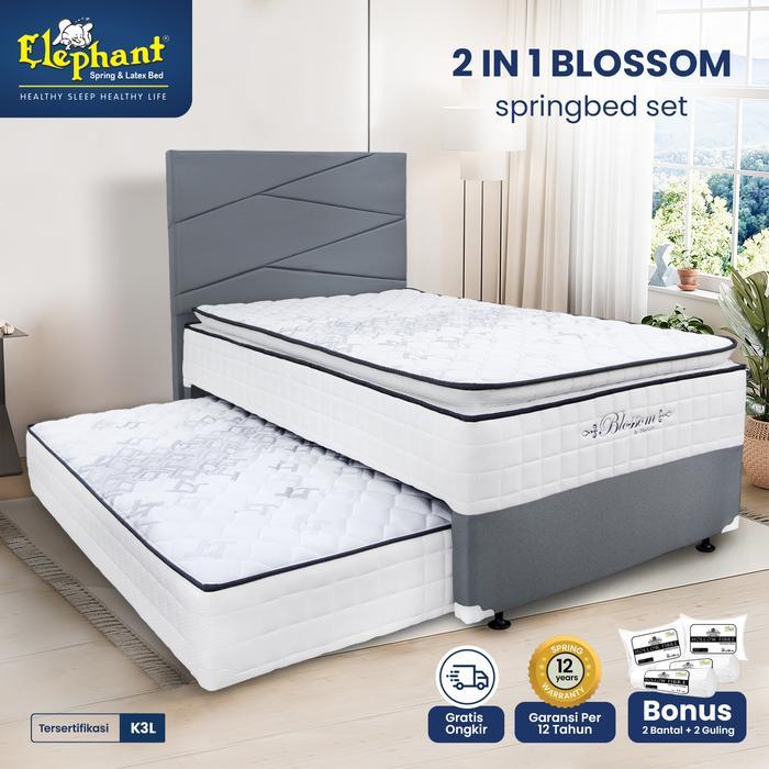 Kasur Springbed 2 In 1 Blossom Elephant