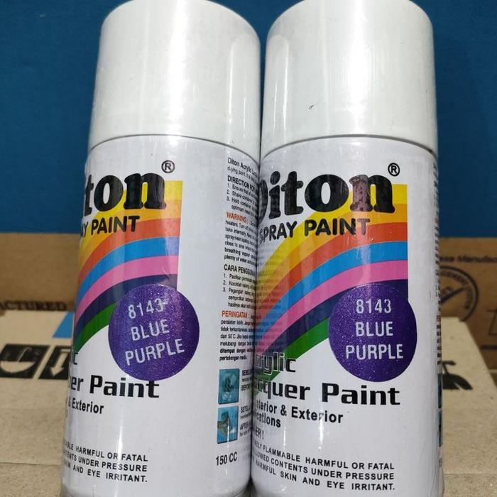 DITON BLUE PURPLE 8143 UNGU METALIK 150ML PILOK TAHAN BENSIN CAT METALLIC METALIC VIOLET PILOX PYLOX