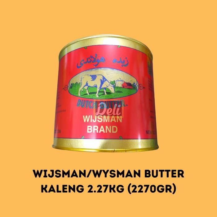 WIJSMAN/WYSMAN 2KG (2270GR) 2.27KG ROOMBUTTER WISMAN WIJSMAN KALENG