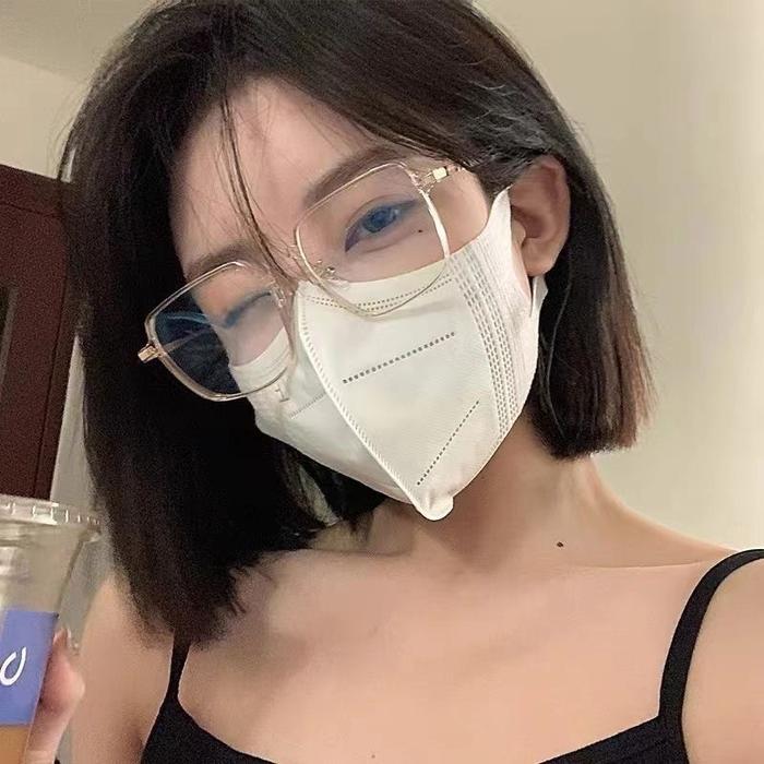 KACAMATA Anti Radiasi Blue Ray Gaya Korea Bahan Metal Bentik Kotak Buat Pria Wanita Kekinian