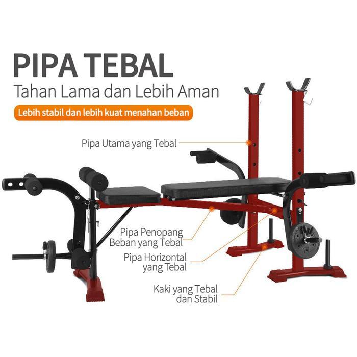 bench press murah / bench press alat fitness / bench press multifungsi