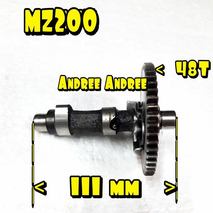 Mz200 Ef2600 Camshaft Cam Shaft Noken As Klep Yamaha Mz-200 Mz 200