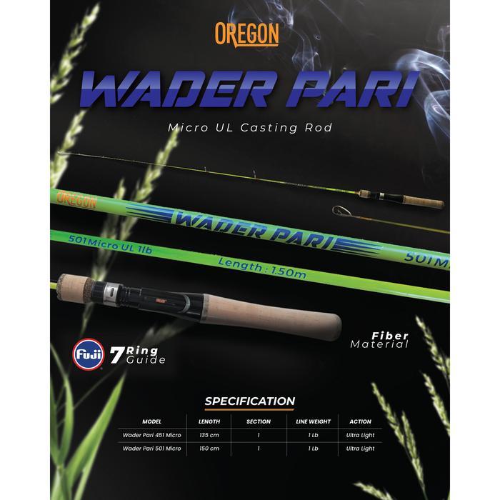 Joran Casting Oregon Wader Pari 451 Micro Ul