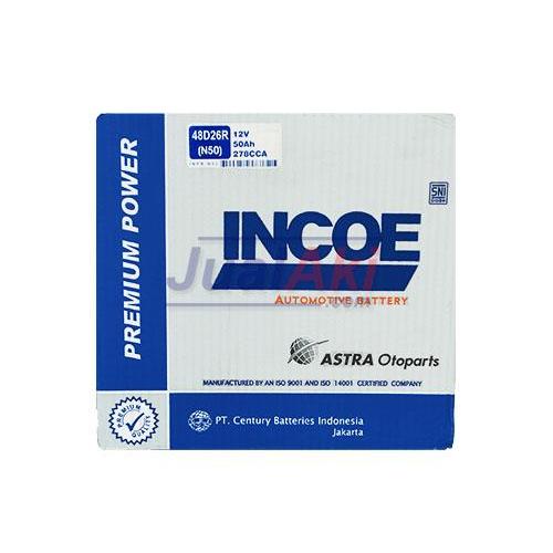 Ready Incoe Premium N50 (Aki Mobil / Accu Mobil)