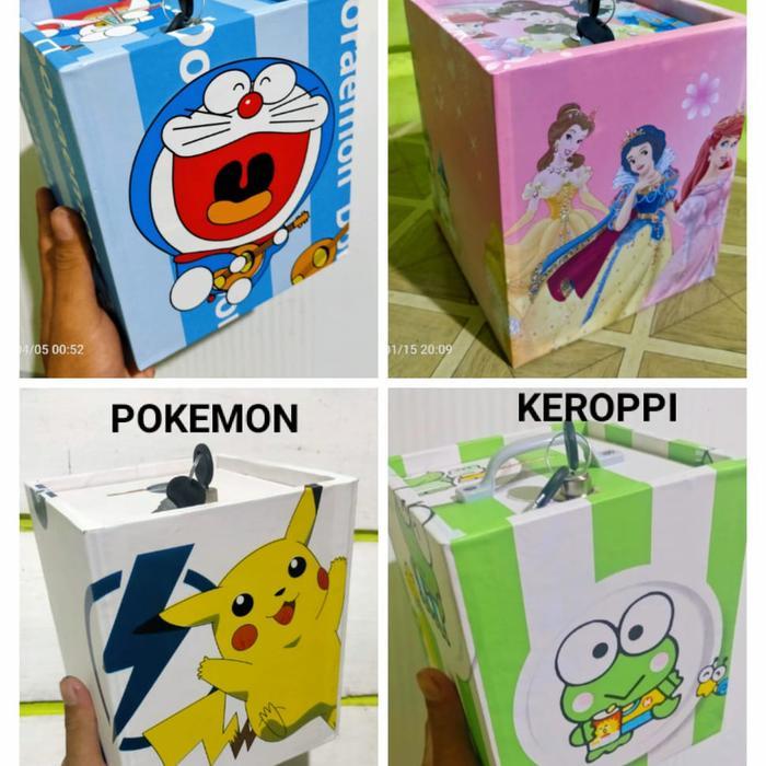 PROMO Celengan Besar Kunci Motif Karakter - Kado Ulang Tahun Anak BISA GOSEND