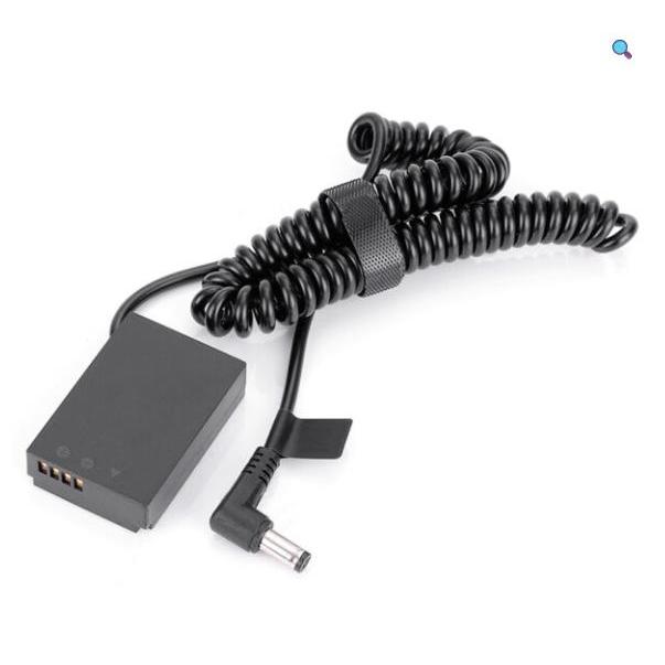 Kingma LP-E12 Baterai Dummy Battery DC Coupler Kabel DC Jack To Dummy Battery Adapter Canon LP-E12