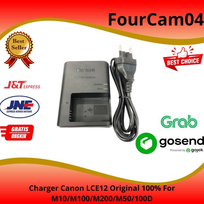 Charger Canon LCE12 Original 100% For EOS M10/M100/M200/M50/M50II/100D