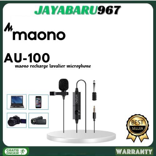 MIC MAONO AU-100& MAONO AU-200 LAVALIER MICROPHONE LAVALIER MIC VLOG PODCAST STUDIO