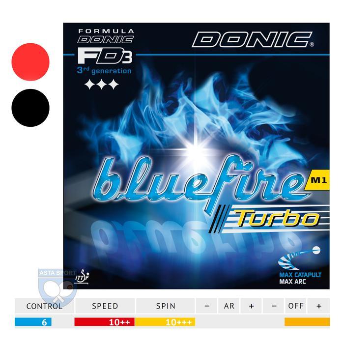 DONIC Bluefire M1 Turbo Karet Pingpong Rubber Tenis Meja
