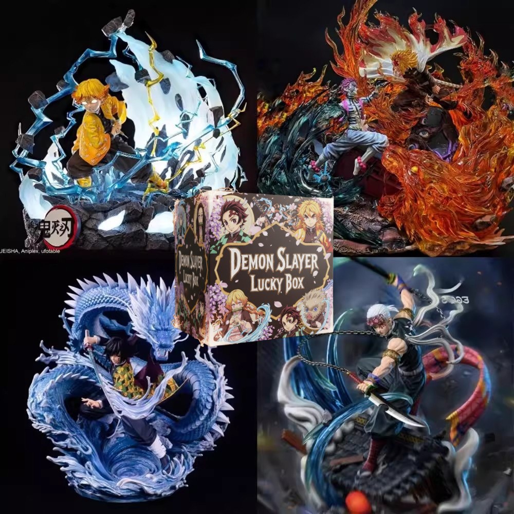 Demon Slayer Figure Anime Blind Box Mystery Box Kamado Nezuko, Tanjirou, Hashia Inosuke Exquisite
