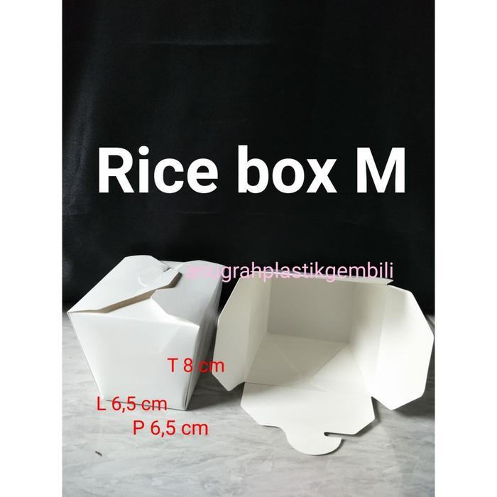 Rice Box M Paper Rice Box Medium