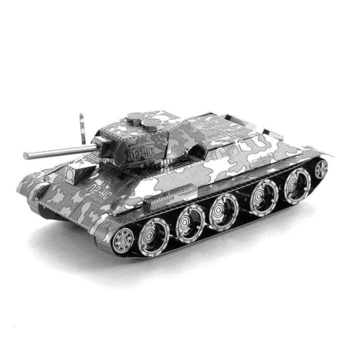 Nano 3D Metal Puzzle T34 Tank - Miniatur Tank Mb-065
