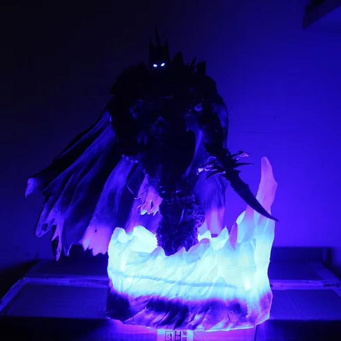 Arthas Menethil Lich King Frozen Throne World Of Warcraft 36Cm Action Figure D-Xac003