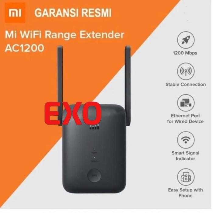 Xiaomi Mi Extender Ac 1200 Penguat Sinyal Wifi Ac1200 Ac-1200 Original Resmi