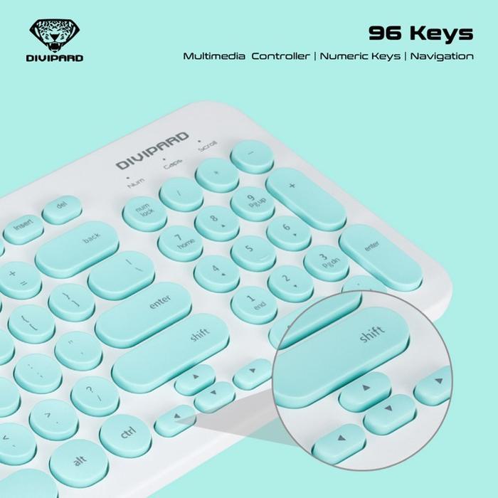 Keyboard Divipard D520 Wired USB Office Keyboard Multimedia