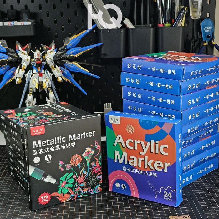 DOLOHA MARKER COLOR SET A dan METALLIC