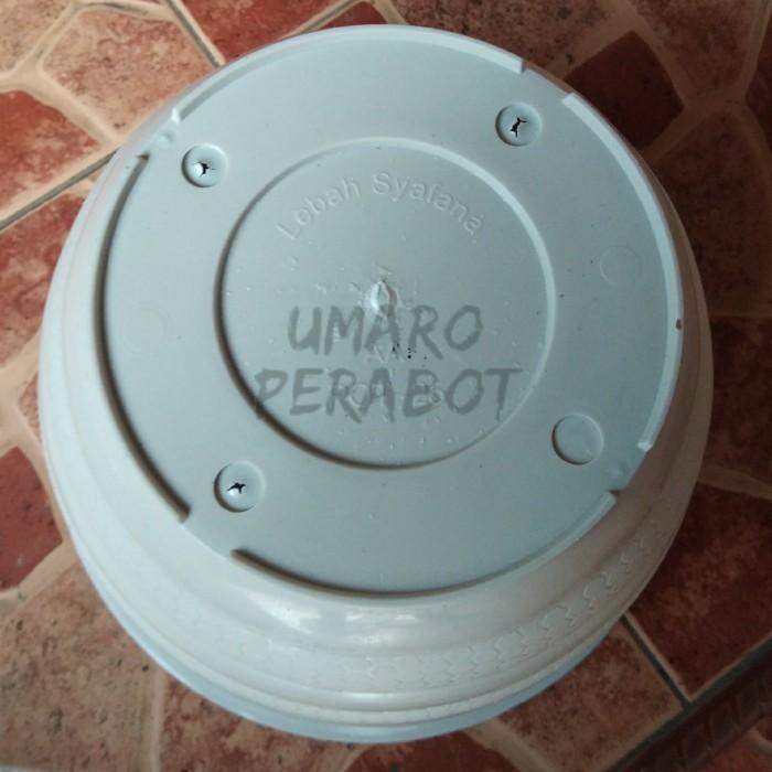 "New" Pot Tawon Putih Ukuran 25 / Pot Tanaman / Pot Bunga / Pot Plastik / Umaro Perabot