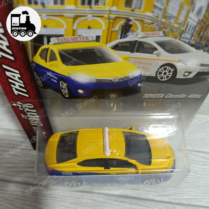 MAJORETTE THAI TAXI DIECAST - TOYOTA COROLLA ALTIS