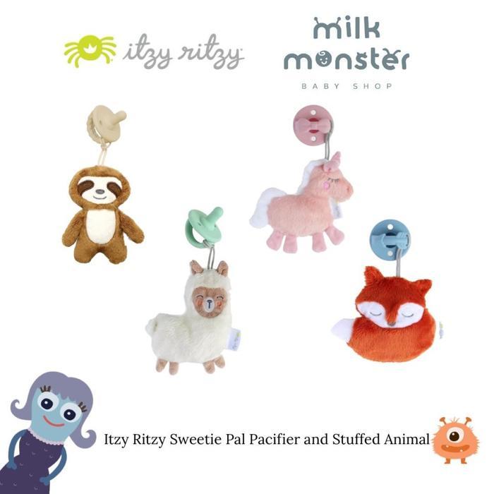 Itzy Ritzy Sweetie Pal Pacifier And Stuffed Animal/Empeng Bayi Soother