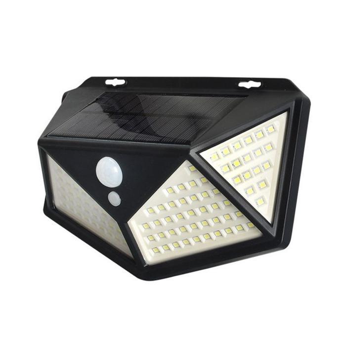 Lampu Solar Wall 100Led / Lampu Dinding 100Led /Lampu Taman Outdoor