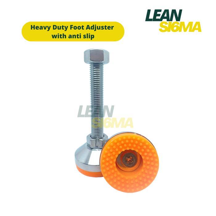 Heavy Duty Adjuster Foot with Anti Slip Kaki Meja Stainless Steel 304