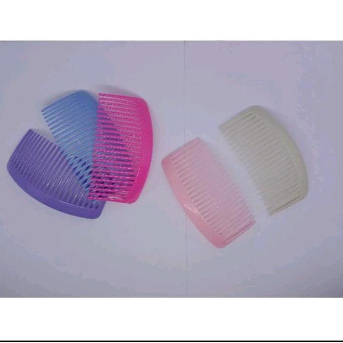 /6 PCS SIRKAM RAMBUT POLOS WARNA RANDOM